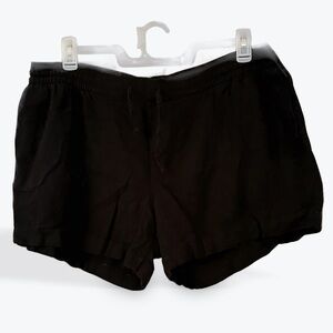 Black linen old navy shorts